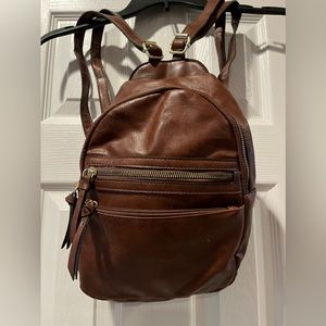 Brown backpack
